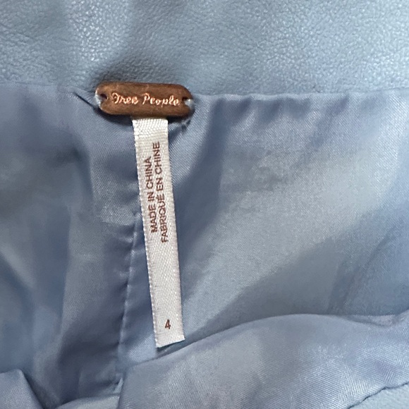 Free People Light Blue Mini Skirt - Picture 2 of 5